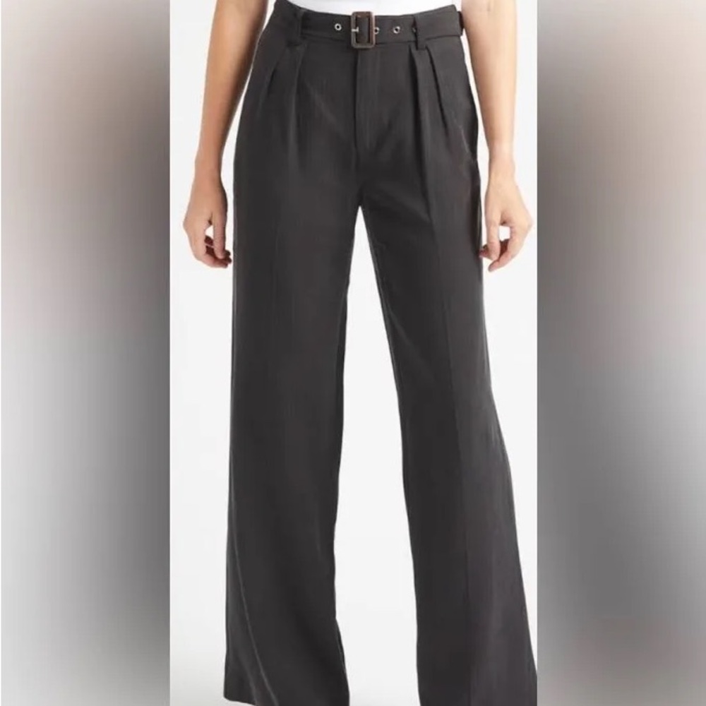 Paige Rachel wide leg pant with belt
